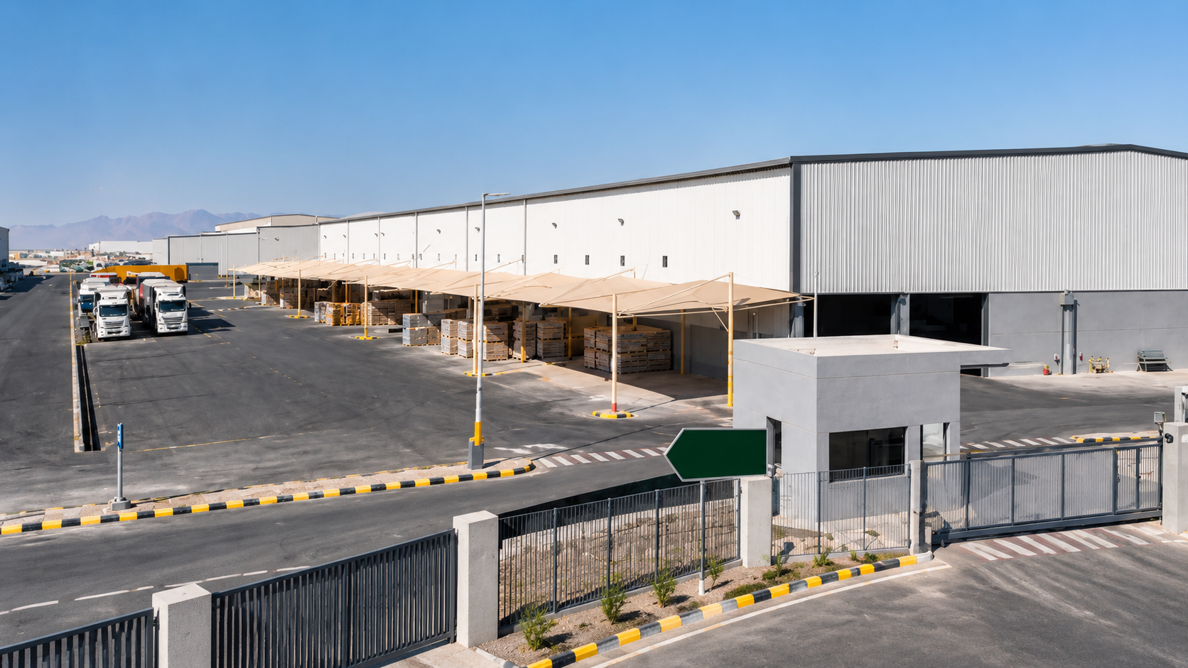 NDC industrial warehouse facility and logistics construction project in Saudi Arabia